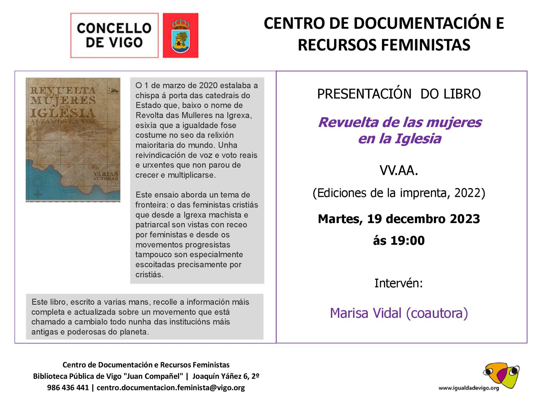 revuelta de las mujeres en la iglesia