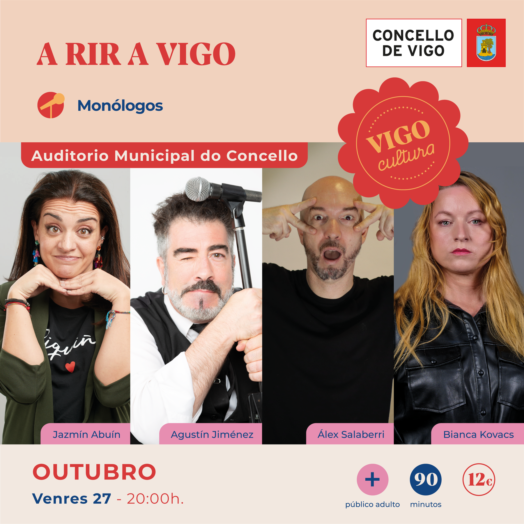 A rir, a Vigo