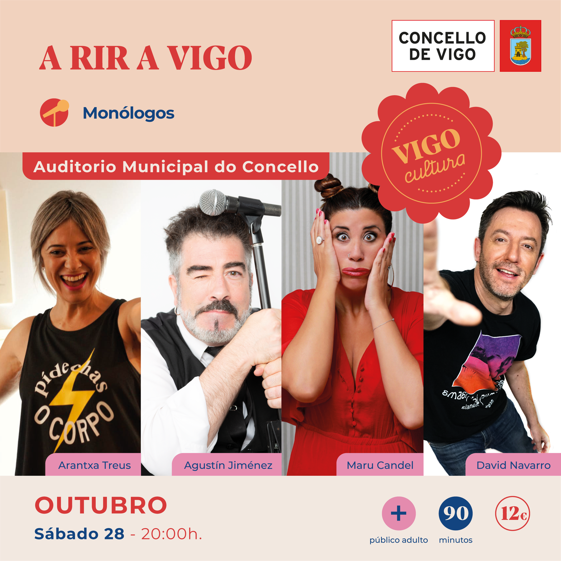 A rir, a Vigo