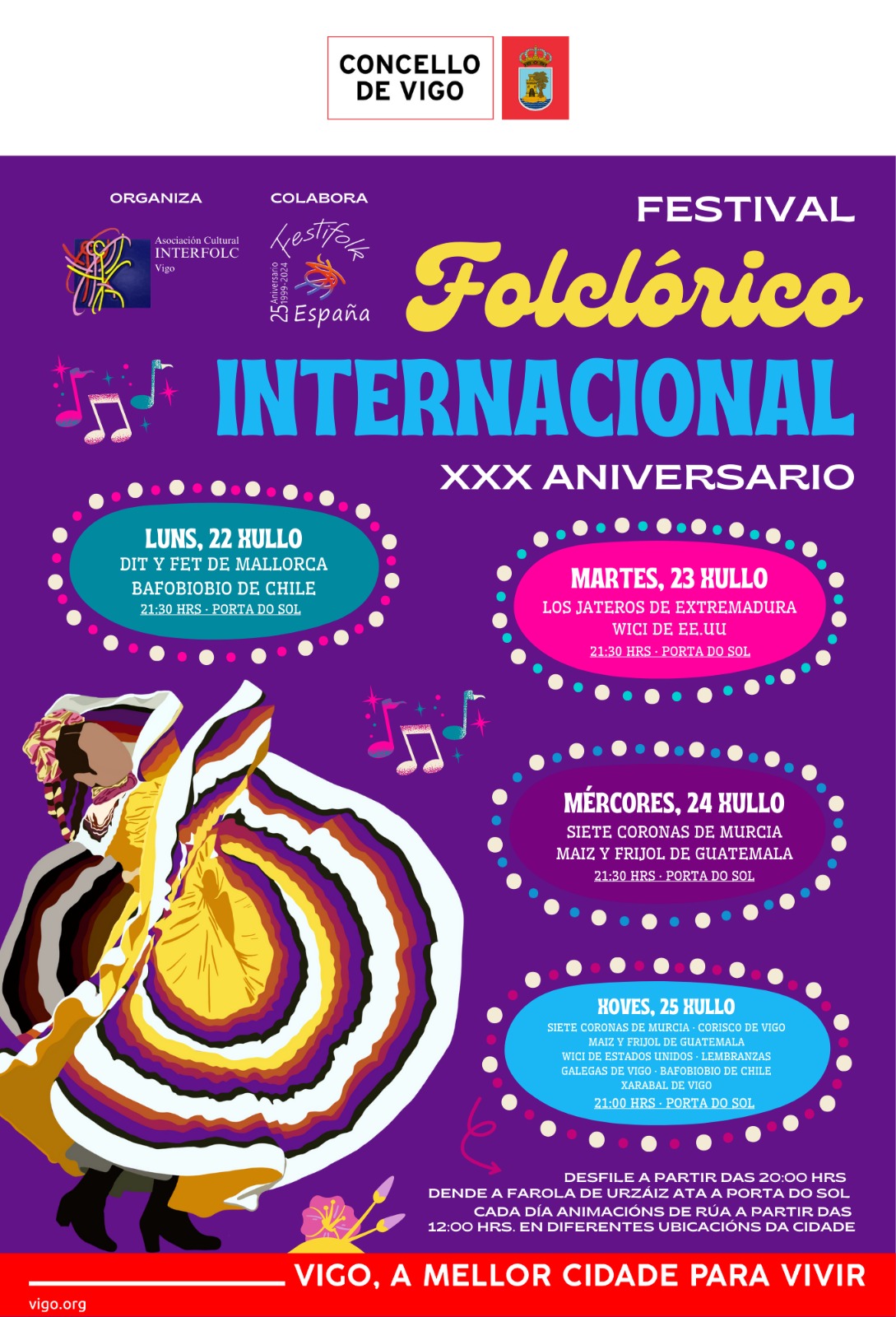 XXX Festival Folclórico Internacional de Vigo - Concello de Vigo