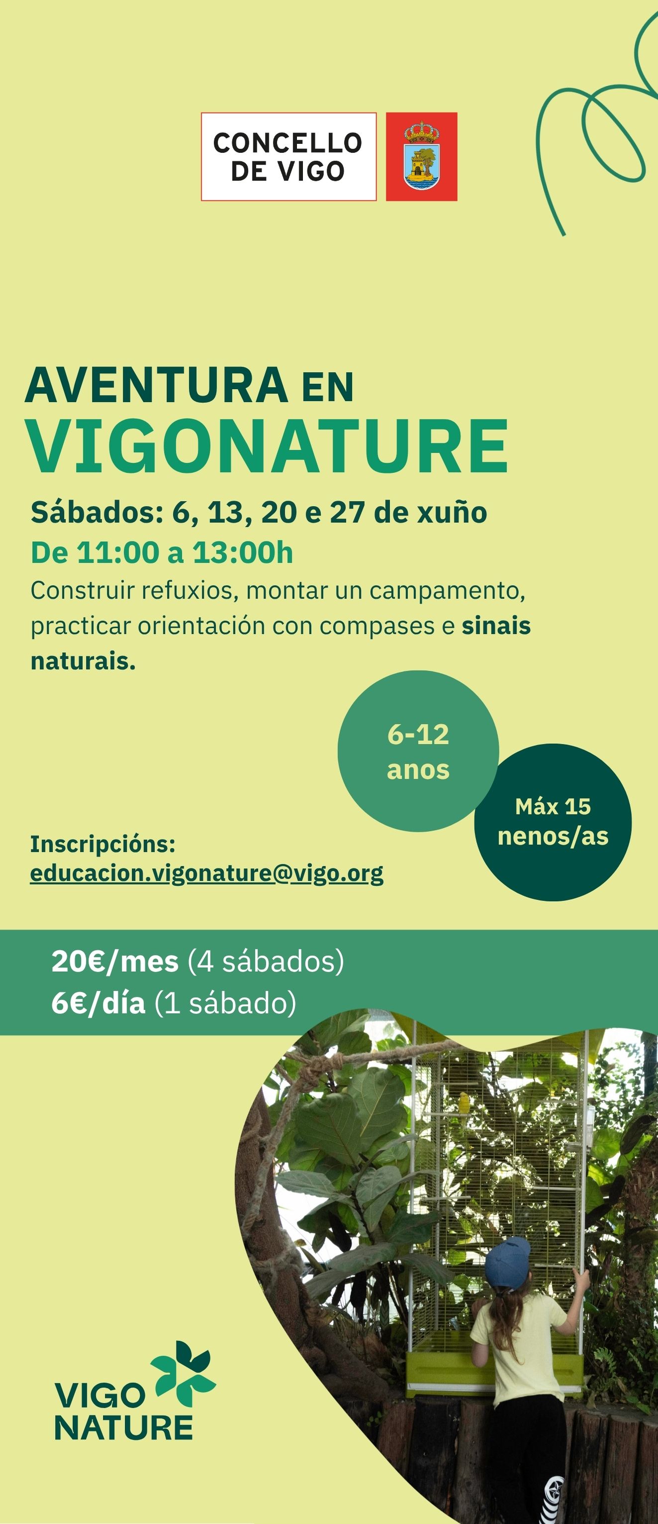 Actividades en Vigo Nature S�bados de Junio
