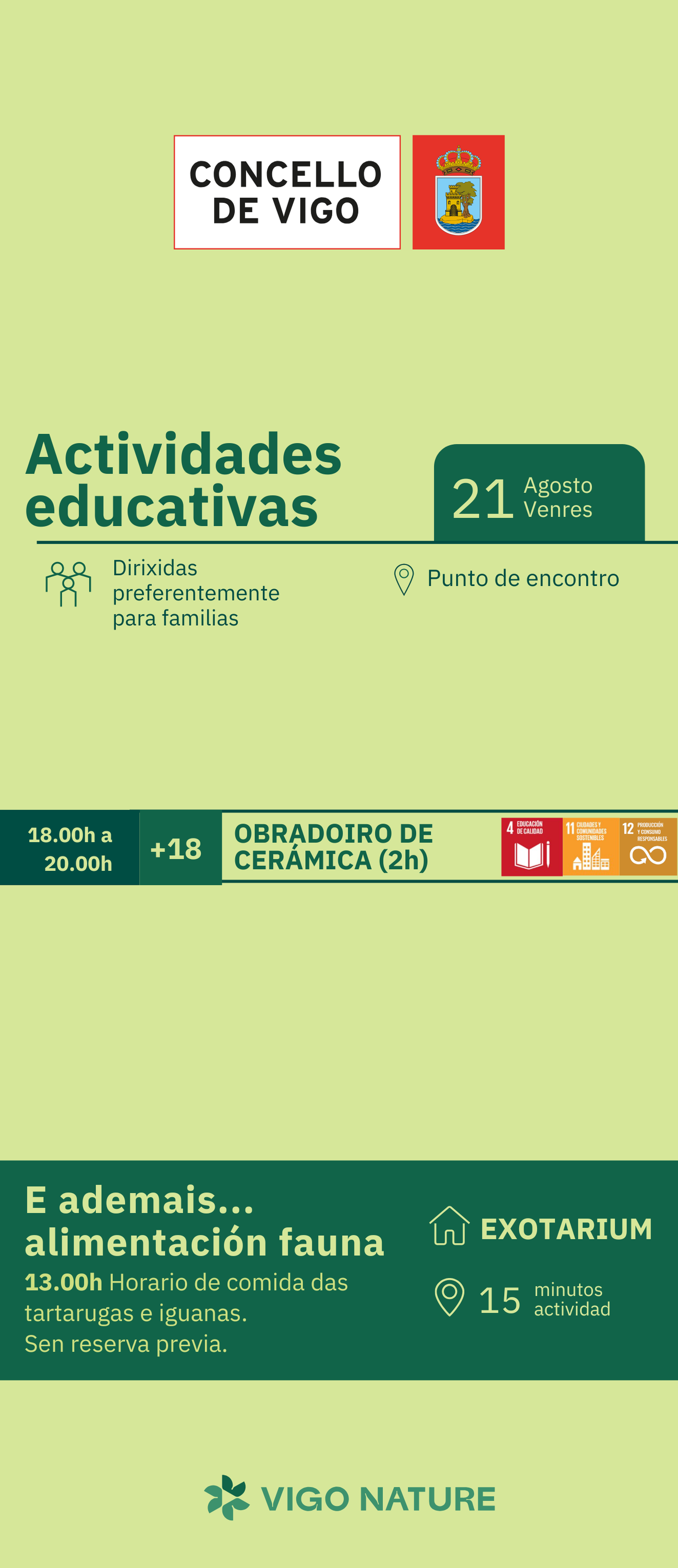 Actividades en VioNature Venres 21