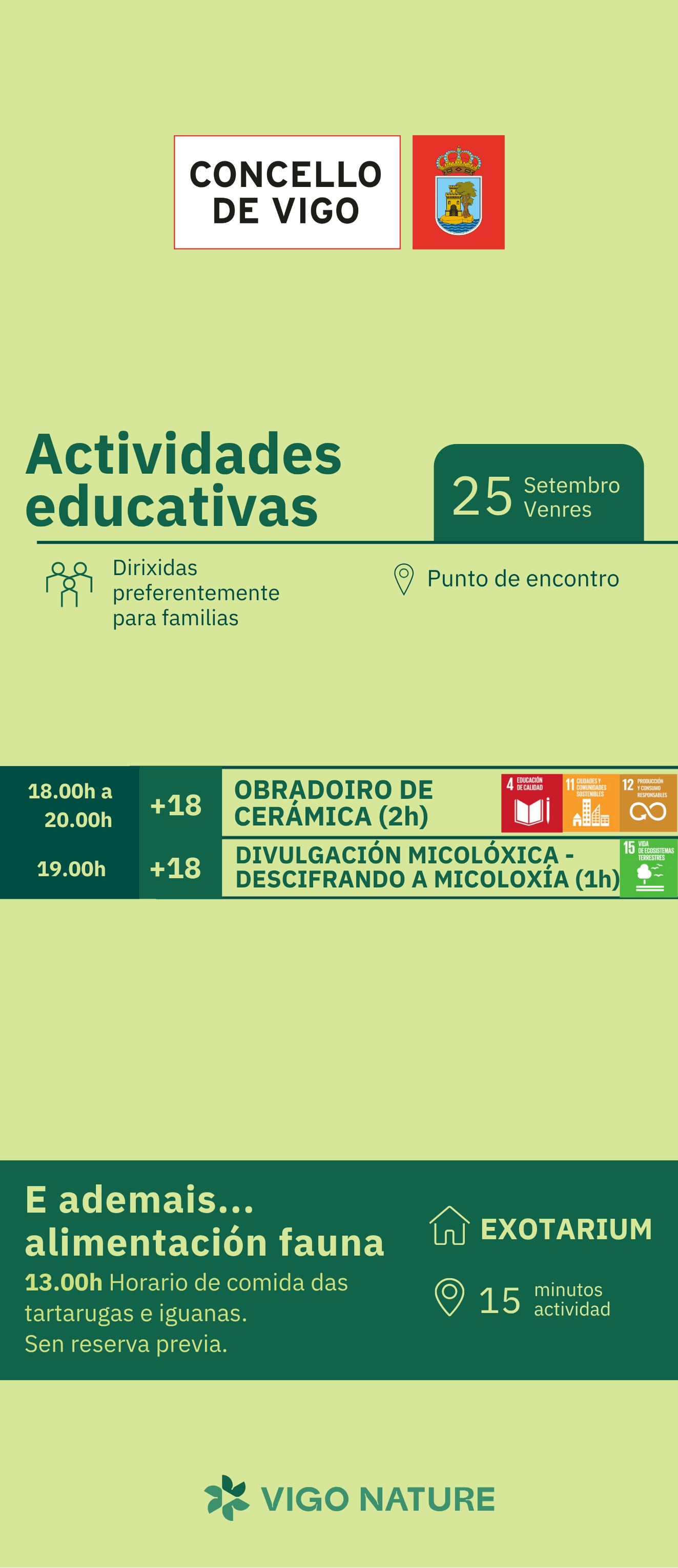 Actividades en VigoNature Venres 25