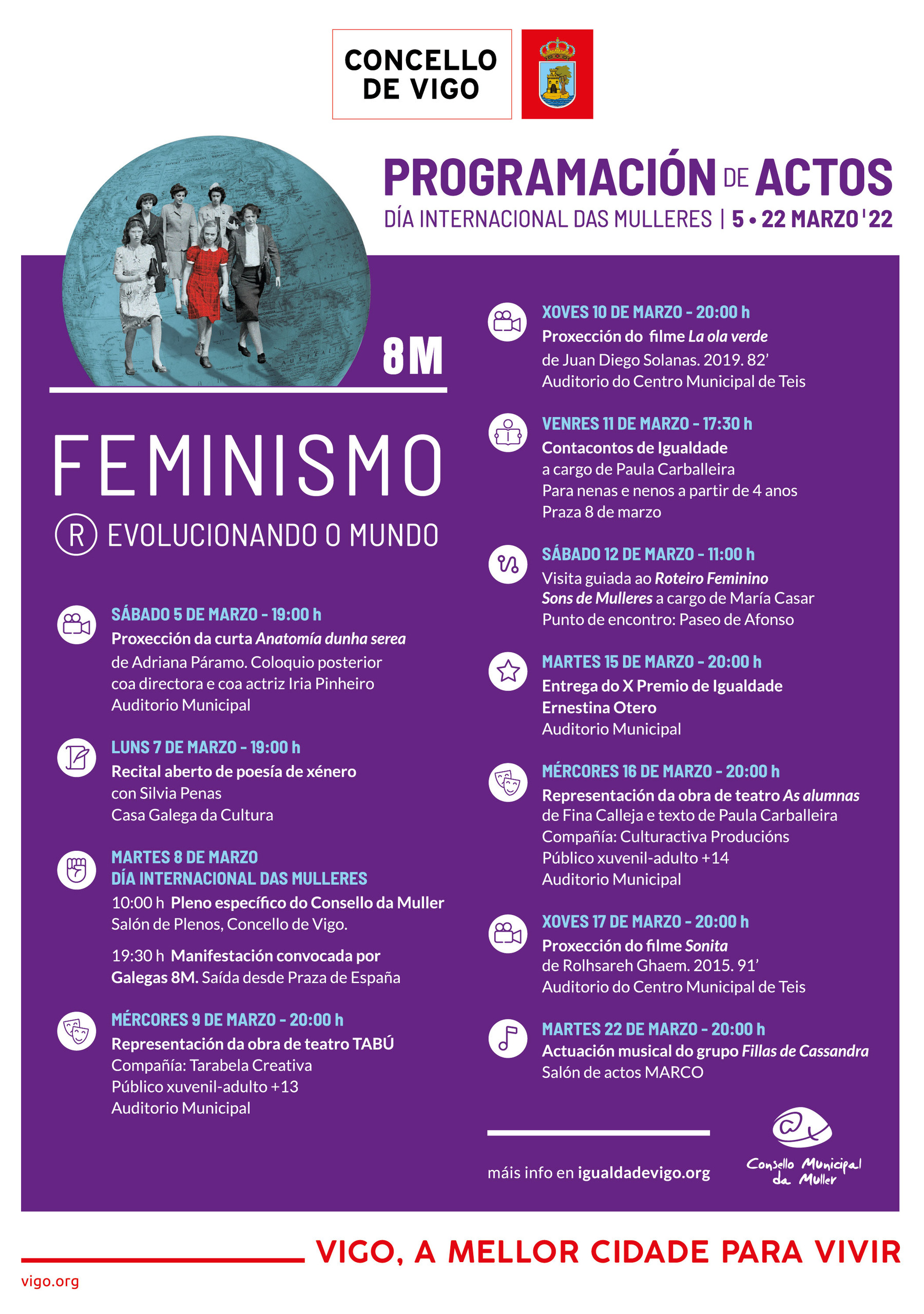 Programa de actos con info reducida
